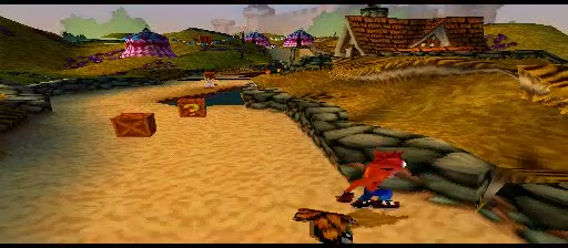 Recorded gameplay in Toad Village